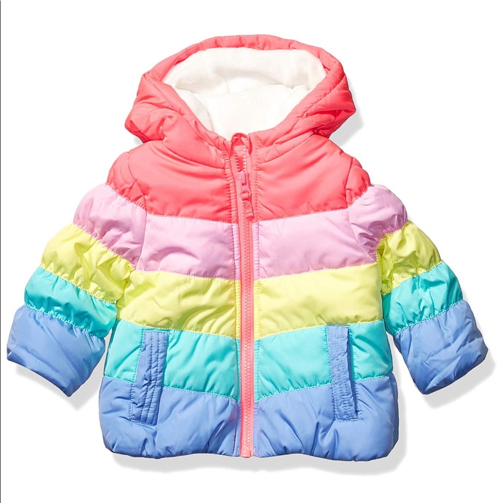 OshKosh B'Gosh Rainbow Stripe Winter Coat